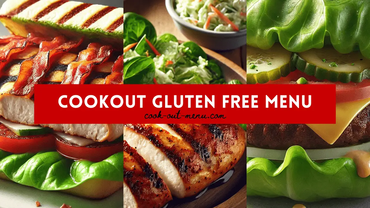 Cookout Gluten Free Menu