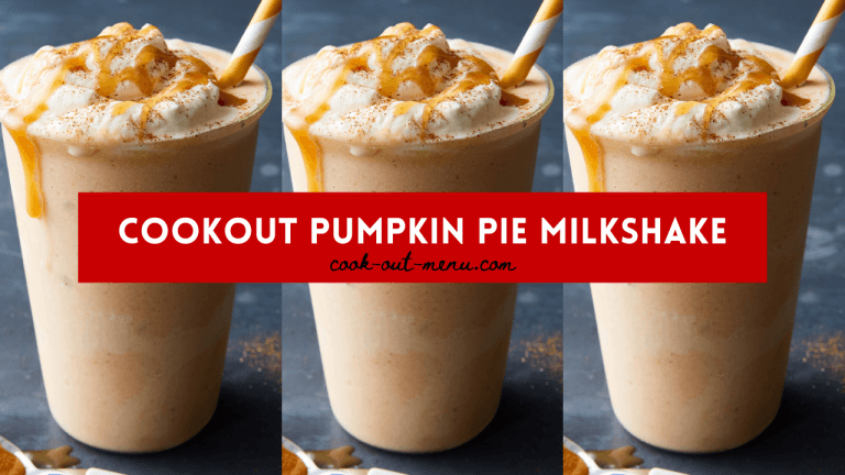 Cookout Pumpkin Pie Milkshake