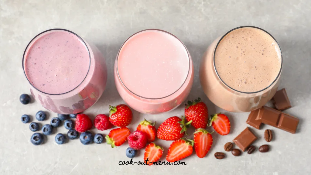 Cookout Shake Flavors