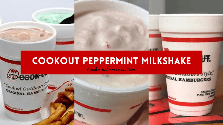 Cookout Peppermint Milkshake