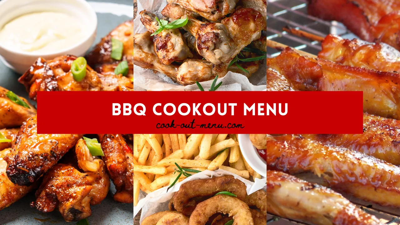 BBQ Cookout Menu with Prices 2025 BBQ Cookout Menu
