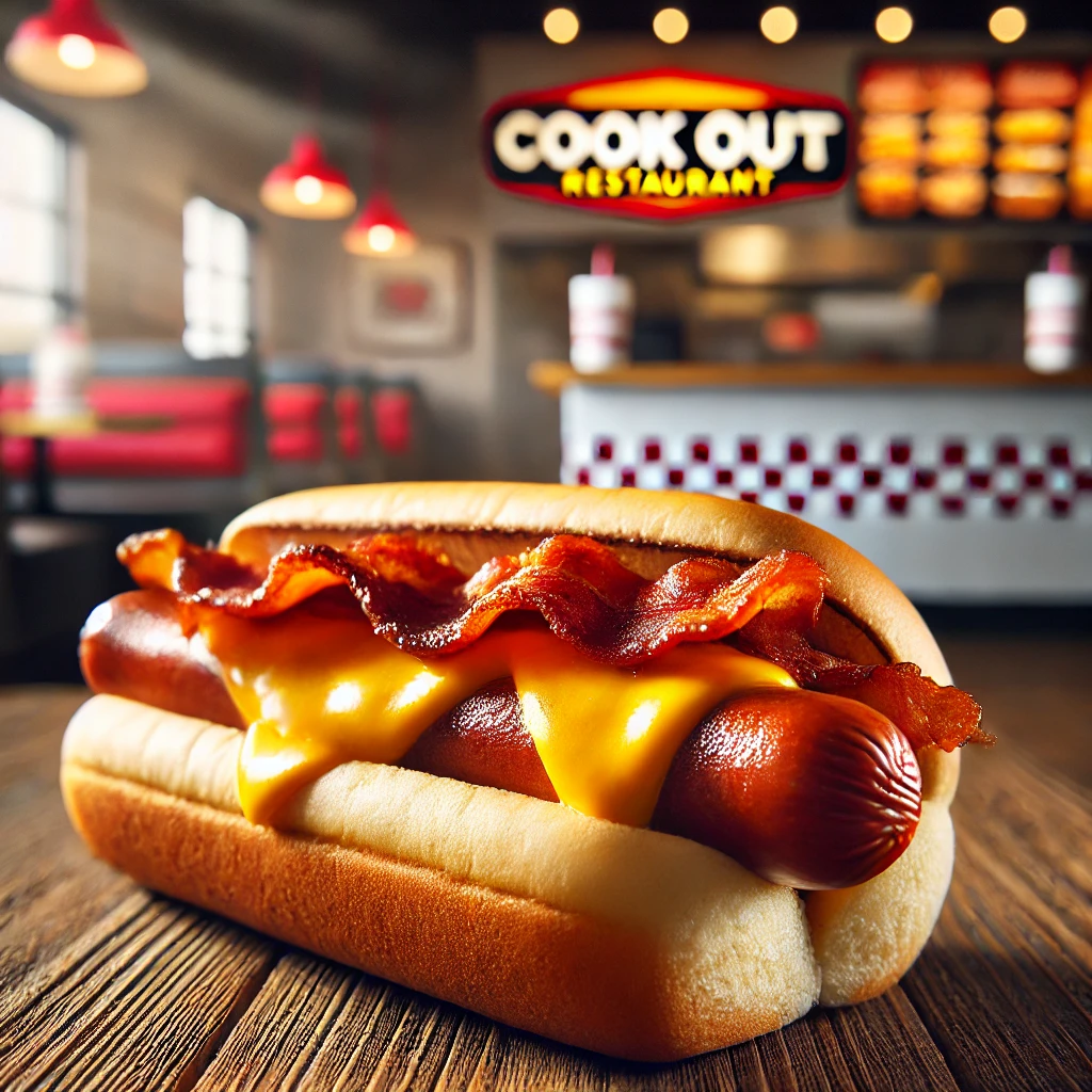Bacon Cheddar Hot Dog
