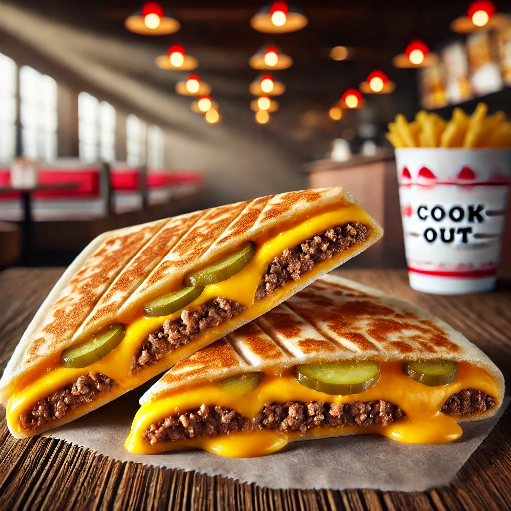 Cheeseburger Quesadilla
