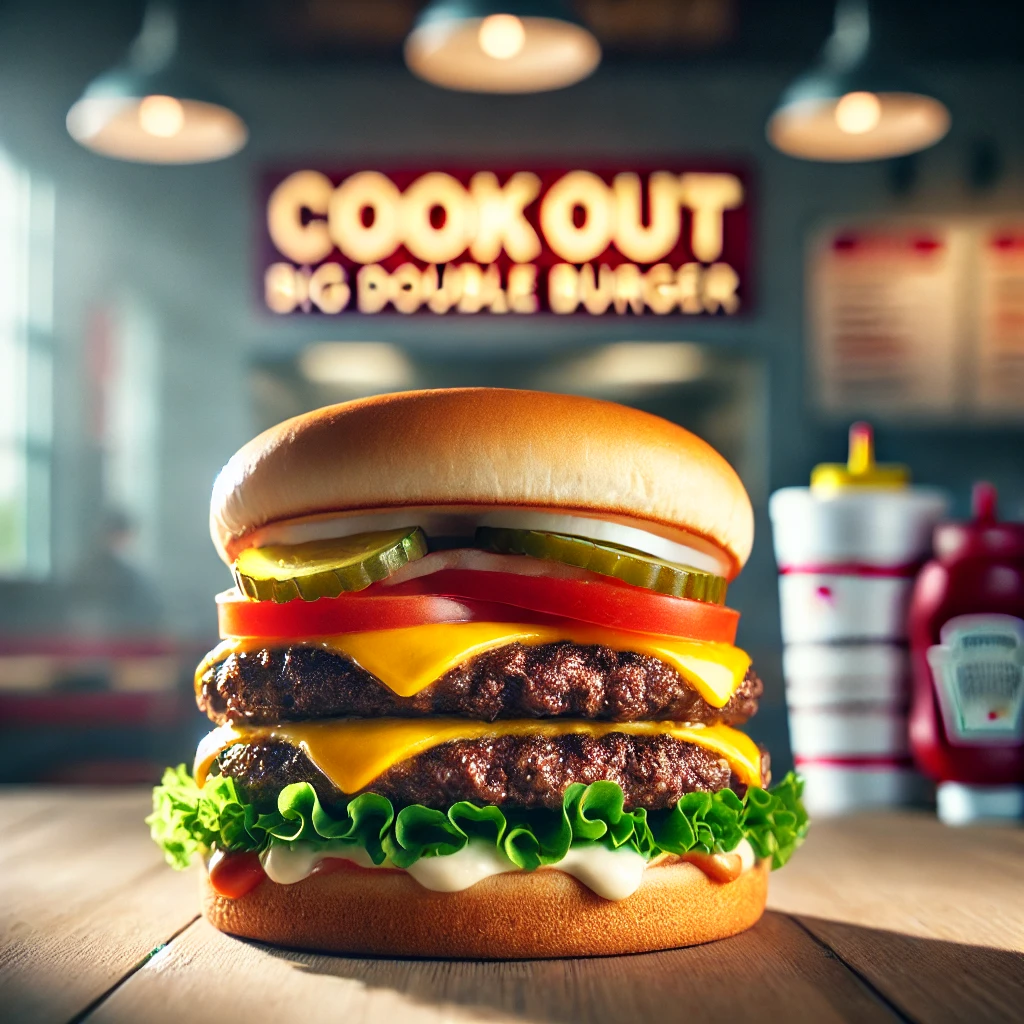 Cookout Big Double Burger