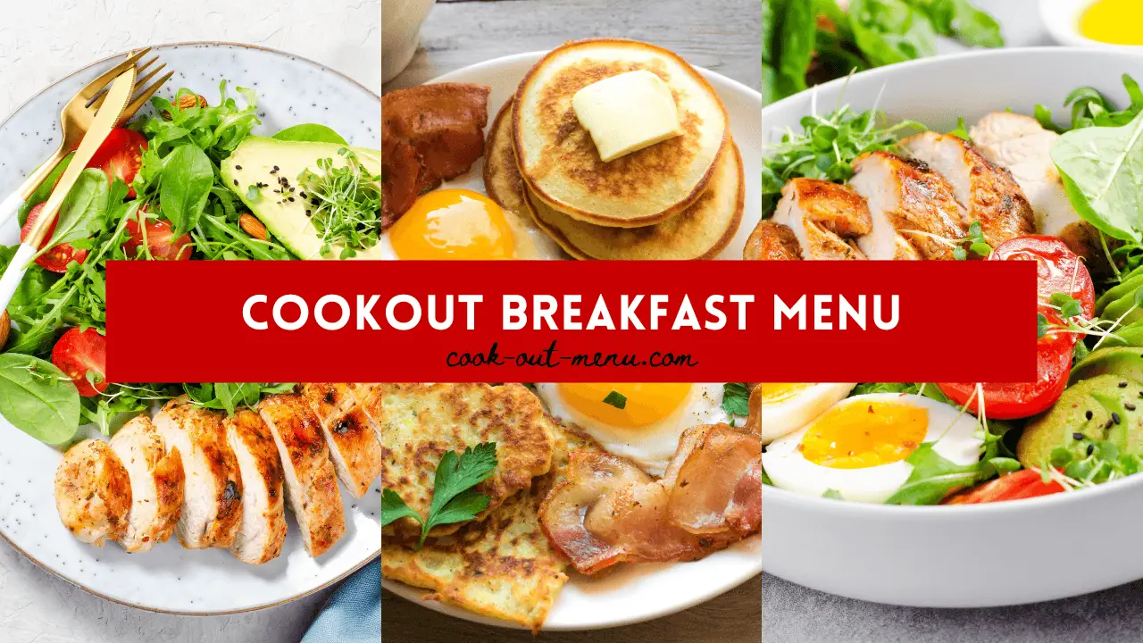 Cookout Breakfast Menu with Prices
