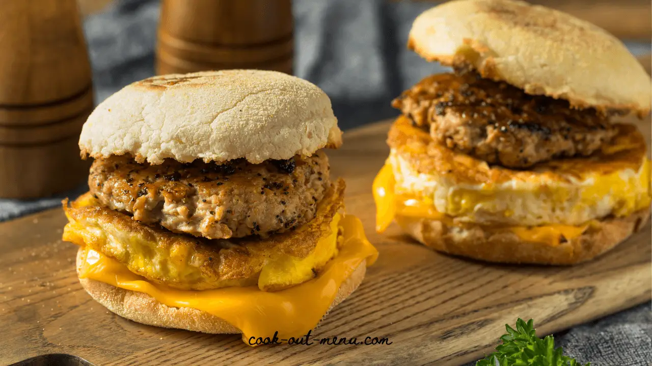 Cookout Breakfast sandwiches
