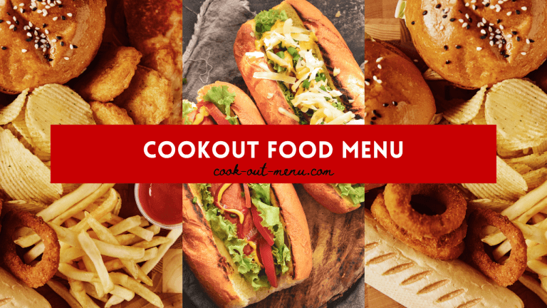 Cookout Food Menu