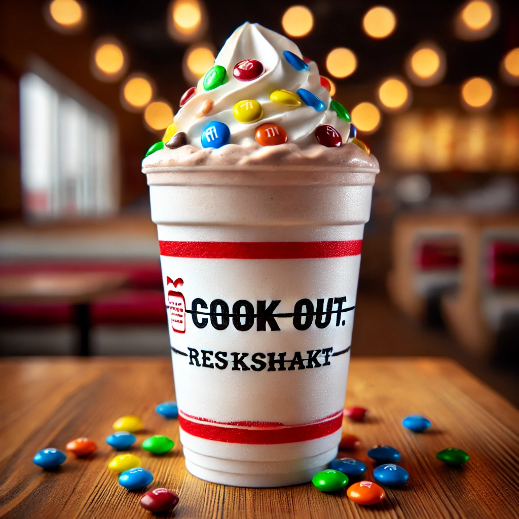 Cookout M&M Milkshake