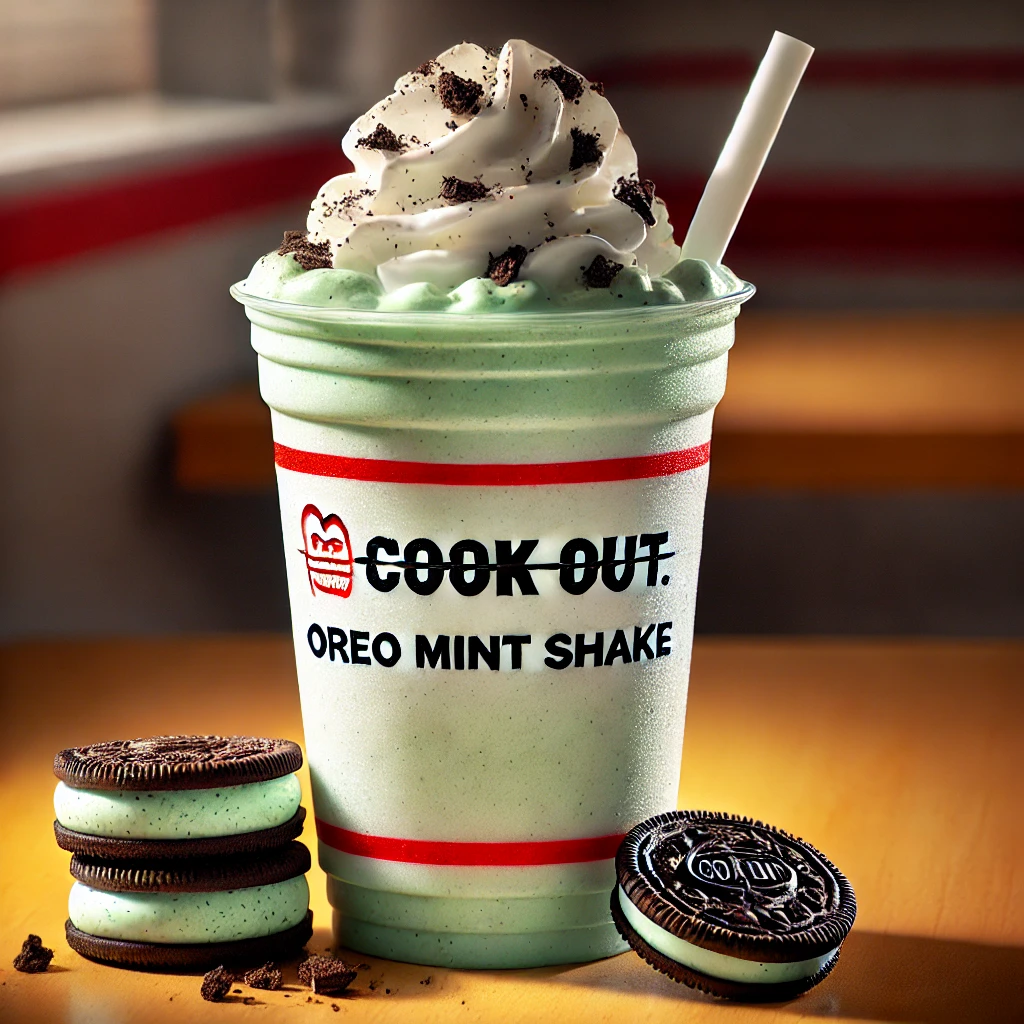 Cookout Oreo Mint Shake