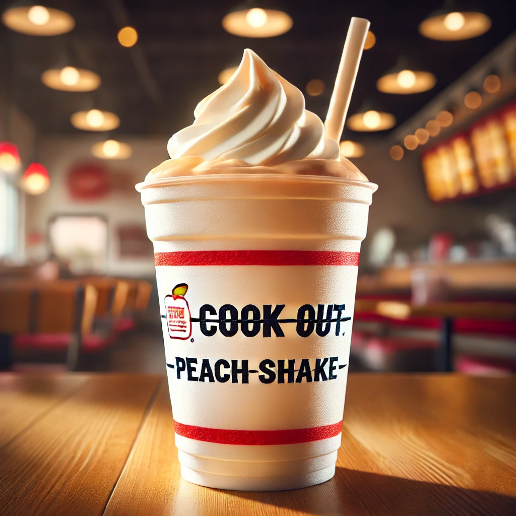 Cookout Peach Shake