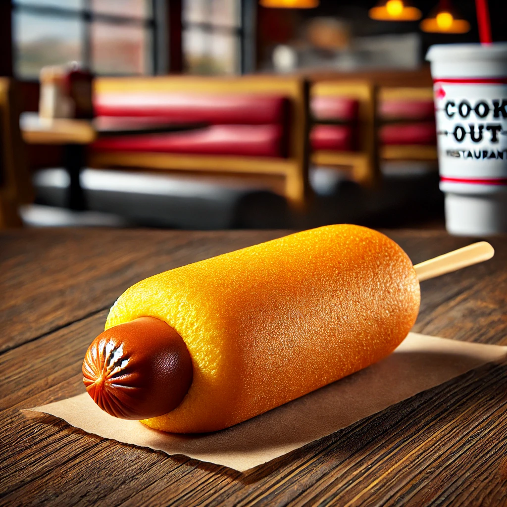 Corn Dog at cookout