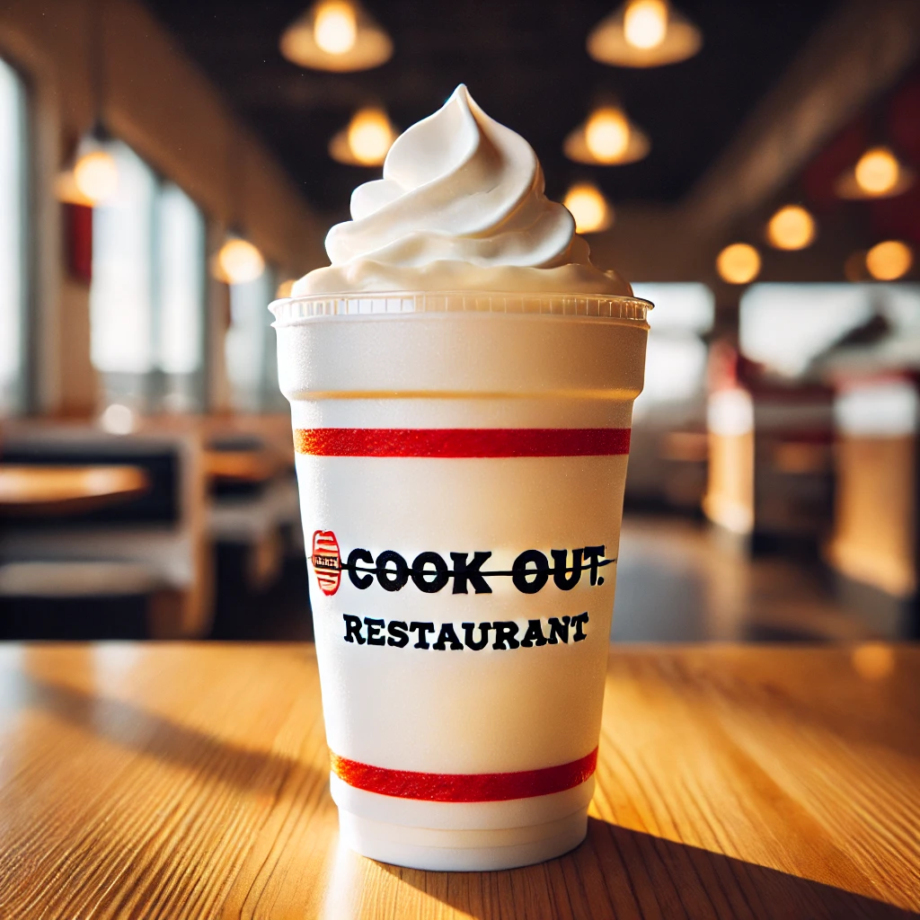 Fresh Banana shake at Cookout